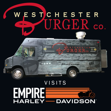 Westchester Burger Co. Truck At Empire Harley