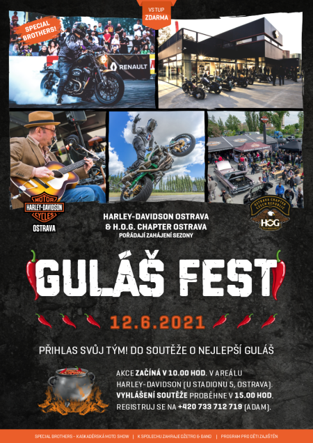 Guláš Fest 12.6.2021 Harley-Davidson-Ostrava