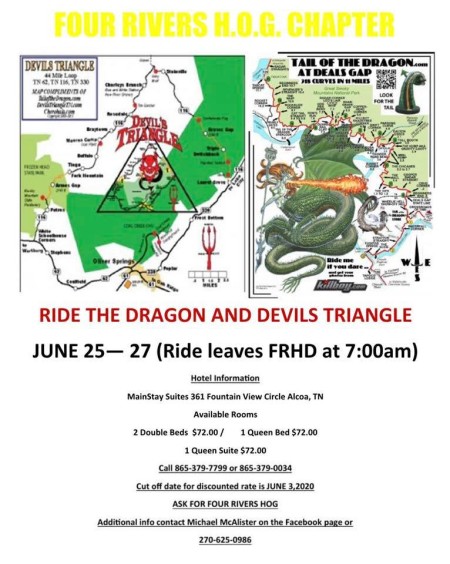 FRC Tail Of The Dragon/Devils Triangle Ride