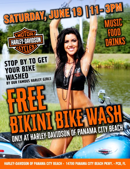 Fathers Day Bikini Bike Wash