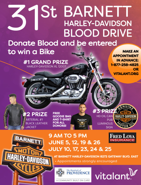 31st Barnett Harley-Davidson Blood Drive