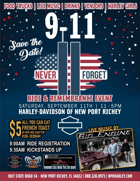 Never Forget Ride & Remembrance Event