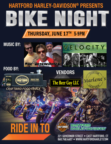 Bike Night At Hartford Harley-Davidson® June 17th