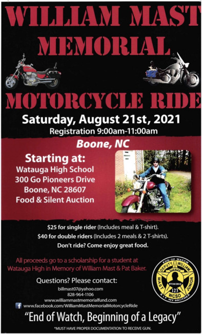 William Mast Memorial Motorcycle Ride