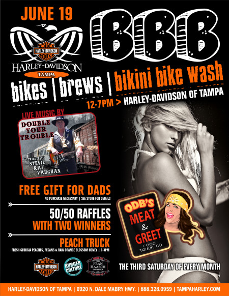 BBB - Bikes Brews and Bikini Bike Wash