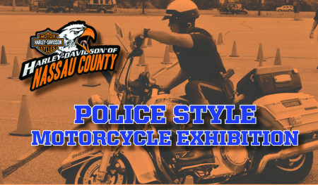 Police Style Motorcycle Exhibition