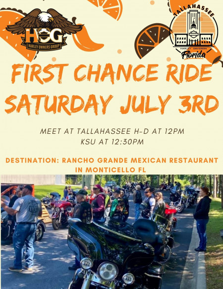 HOG Chapter First Chance Ride KSU@1230pm