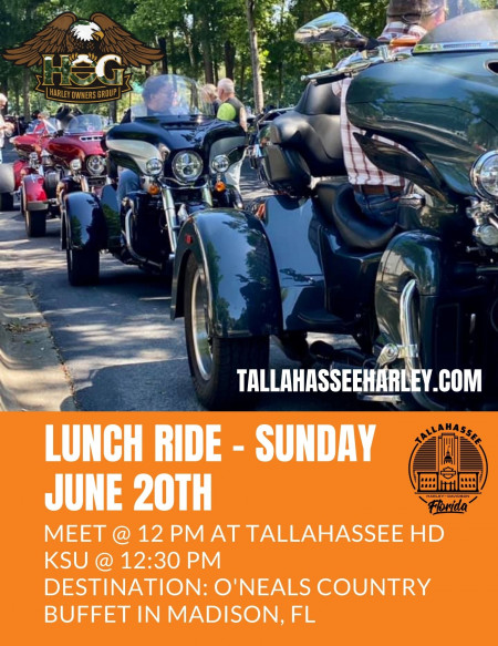HOG Chapter Lunch Ride KSU@1230pm