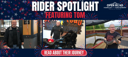 Rider Spotlight: Tom - Christmas in July