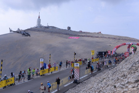 Le Tours most iconic climb Mont Ventoux