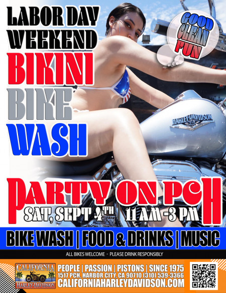 Labor Day Bikini Bike Wash