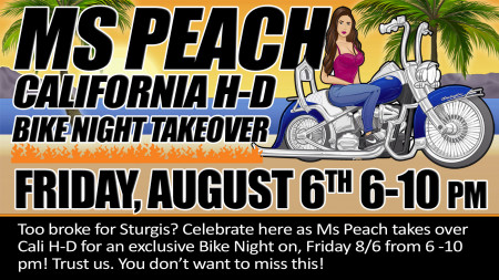 Ms Peach Bike Night Takeover