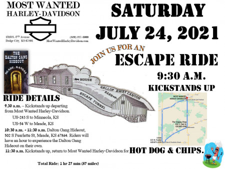 ESCAPE RIDE to the DALTON GANG HIDEOUT!