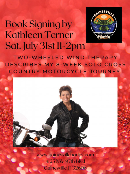 Book Signing by Kathleen Terner 11am-2pm Sat July 31st
