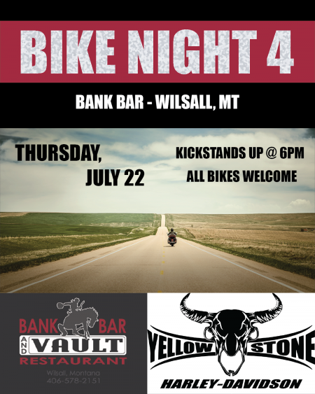 Bike Night 4 - Bank Bar, Wilsall MT