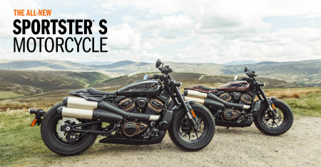 The Sportster S will arrive Fall 2021.