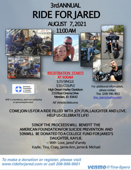 RIDE FOR JARED