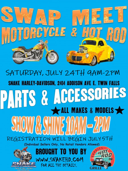 Motorcycle & Hot Rod Show-N-Shine & Swap Meet