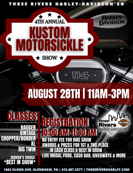 4th Annual Kustom Motorsickle Show!