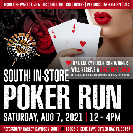 SOUTH! IN-STORE POKER RUN