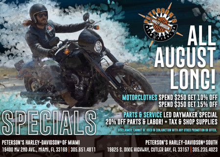 2021 AUGUST IN STORE PROMOTIONS