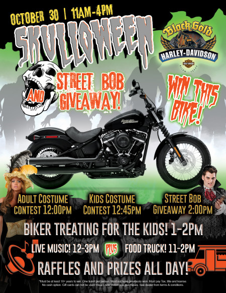 Skulloween Street Bob Giveaway!