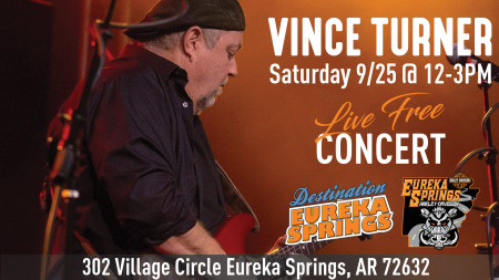 Destination Eureka Springs Live Music - Vince Turner