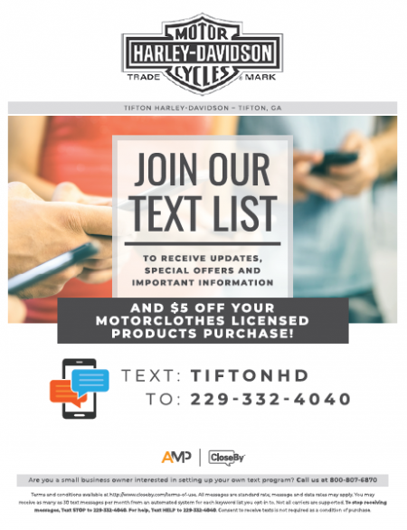 We can text you now!!!