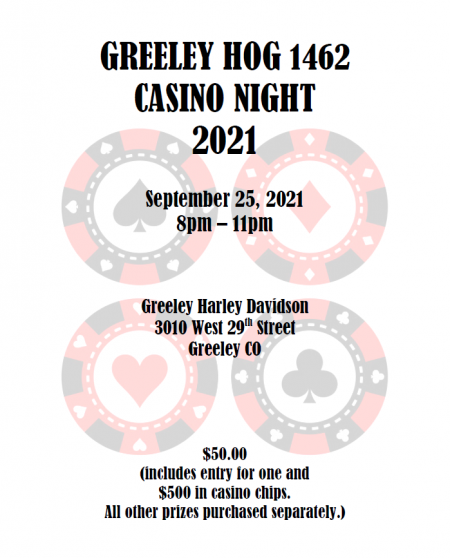 Greeley Harley-Davidson® - H.O.G.® Chapter #1462 Casino Night
