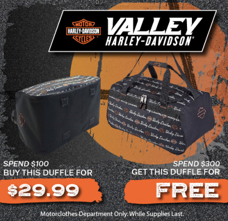 Valley Harley-Davidson Duffle Bag