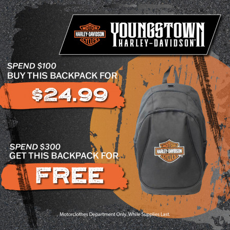 Youngstown Harley-Davidson Backpack