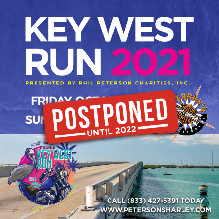 POSTPONED UNTIL 2022 KEY WEST RUN 2021!