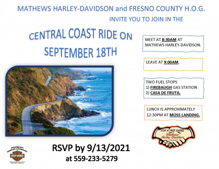 CENTRAL COAST RIDE