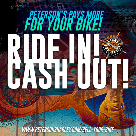 RIDE IN! CASH OUT NOW!
