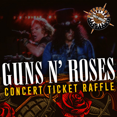 GUNS N' ROSES TICKET RAFFLE!