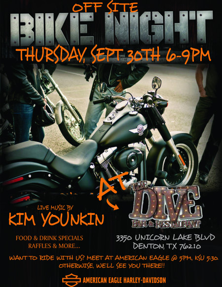 American Eagle Bike Night @ The Dive!!