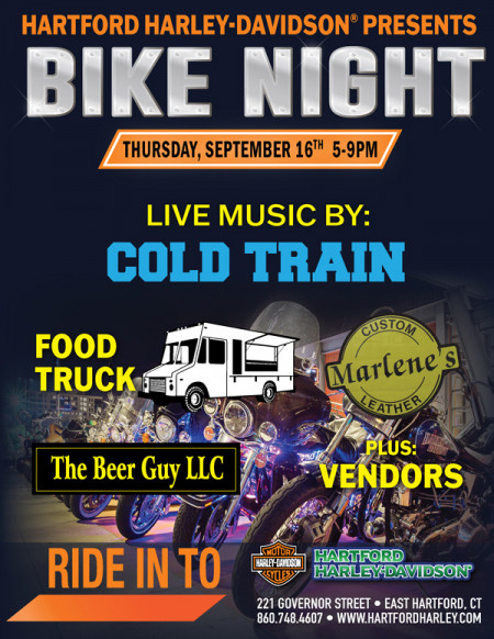 Bike Night RESCHEDULED to: September 23rd
