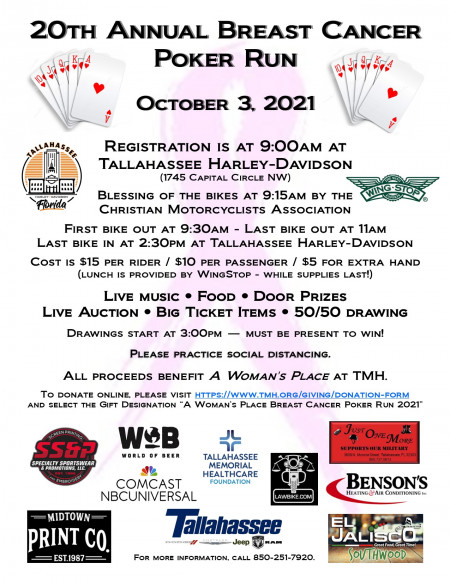 20th Annual Breast Cancer Poker Run