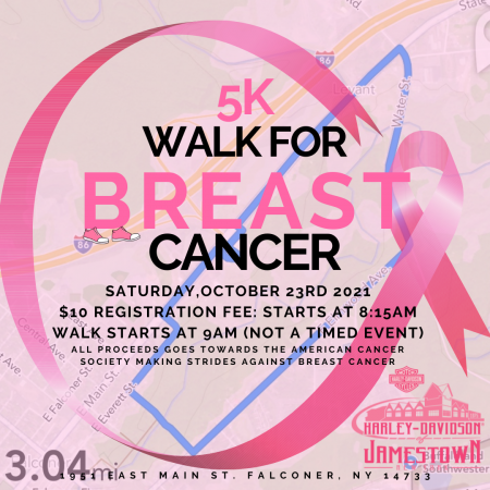 5k Walk for Breast Cancer