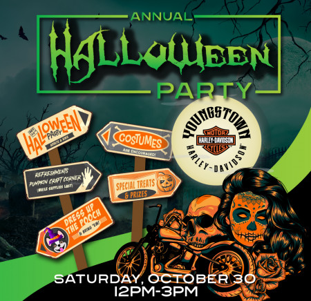 Youngstown Annual Harley Halloween