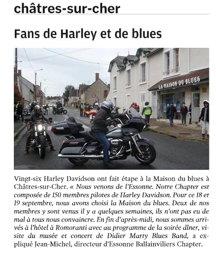 Fans de Harley et de Blues