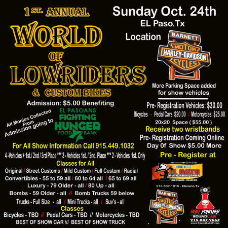 1st Annual World of Lowriders & Custom Bikes Show