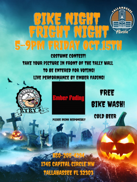 Bike Night Fright Night Halloween Celebration