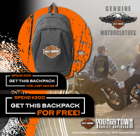 Youngstown Harley-Davidson Backpack