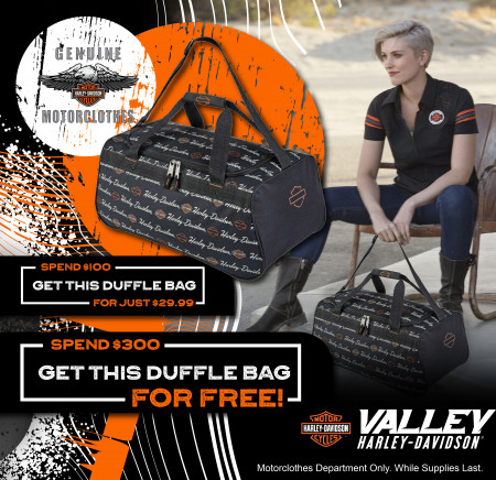 Valley Harley-Davidson Duffle Bag