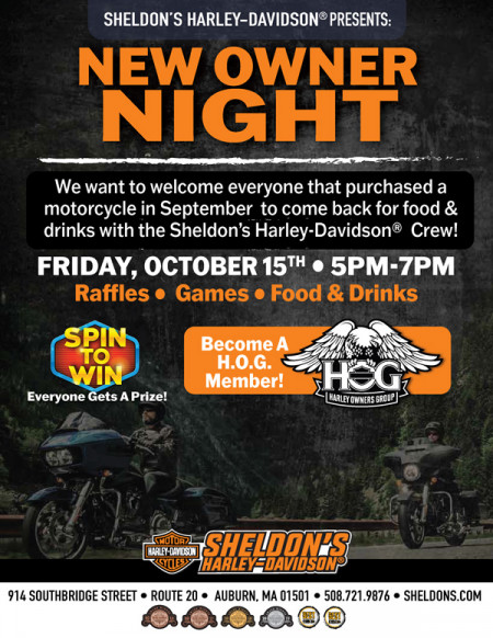 New Owner Night at Sheldon's Harley-Davidson®