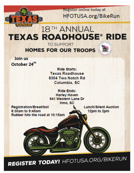18th Annual Texas Roadhouse Ride