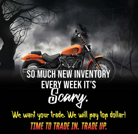 New October Inventory and Scary Trade-In Trade-Up Values!