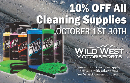 10% off cleaning supplies