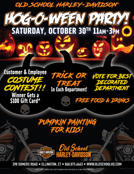 Hog-O-Ween at Old School Harley-Davidson®